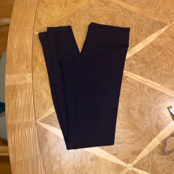 Lululemon Athletica Midnight Black Leggings Size 4 - Picture 7 of 10